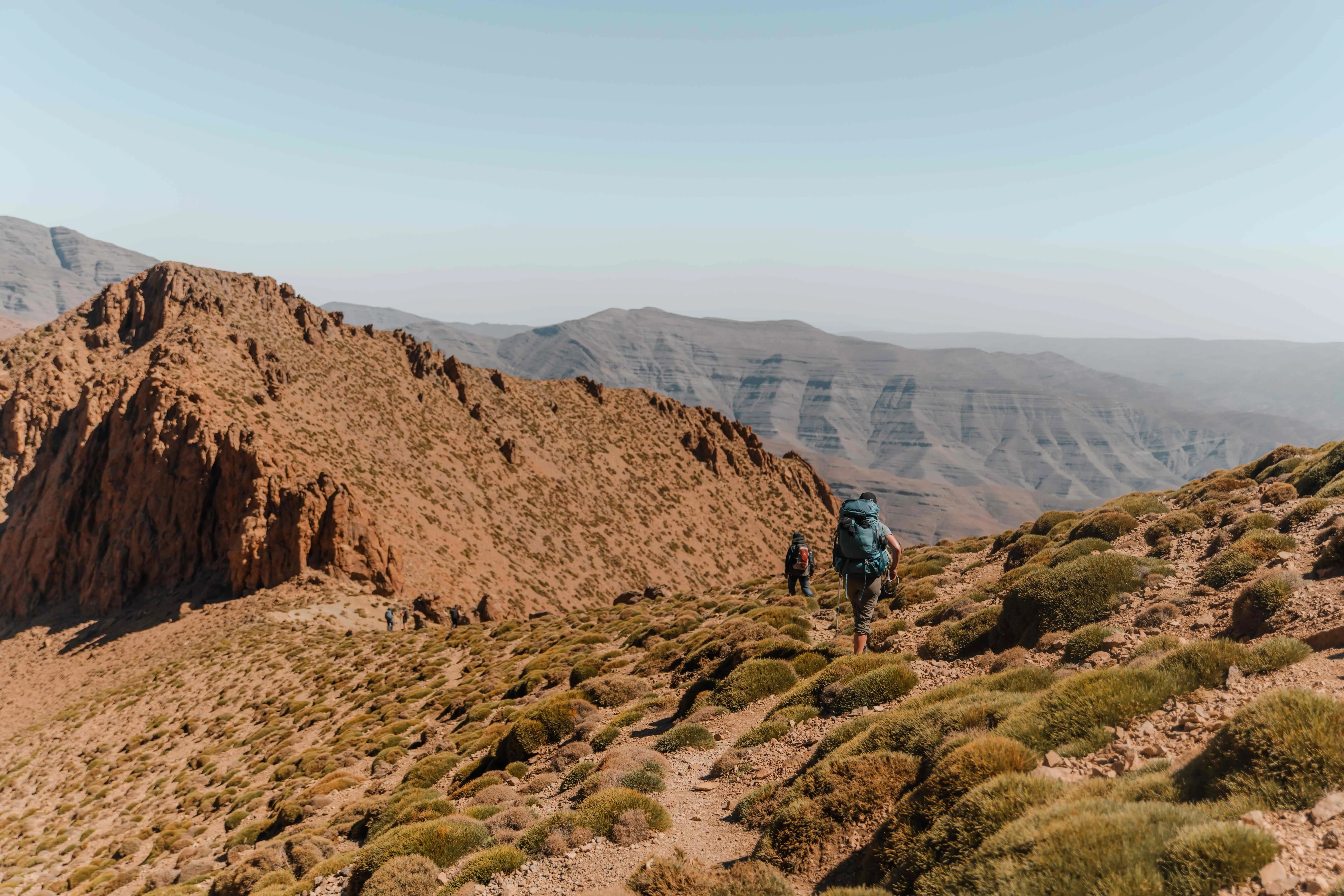randonneurs atlas maroc