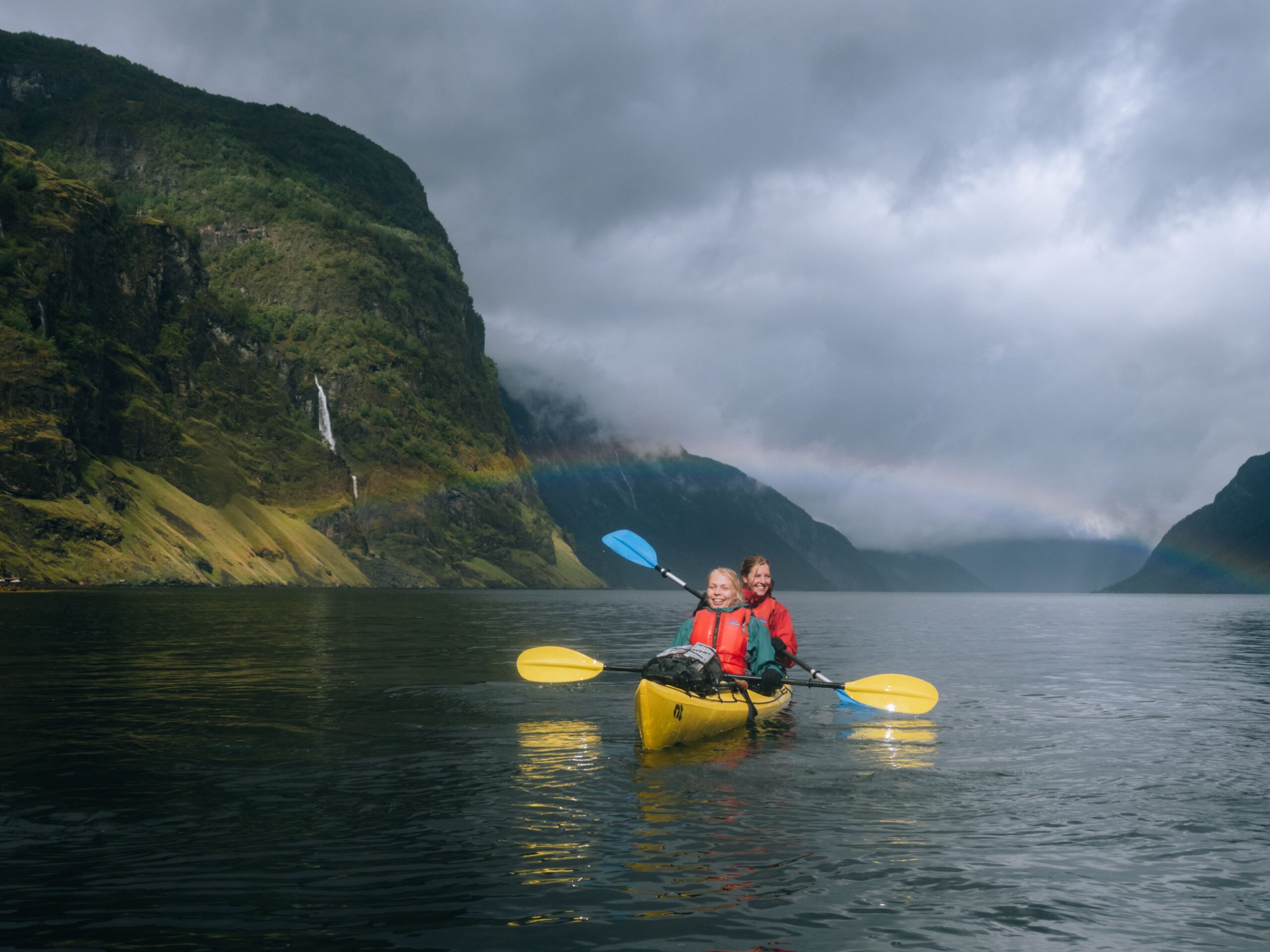 kayak fjord norvège