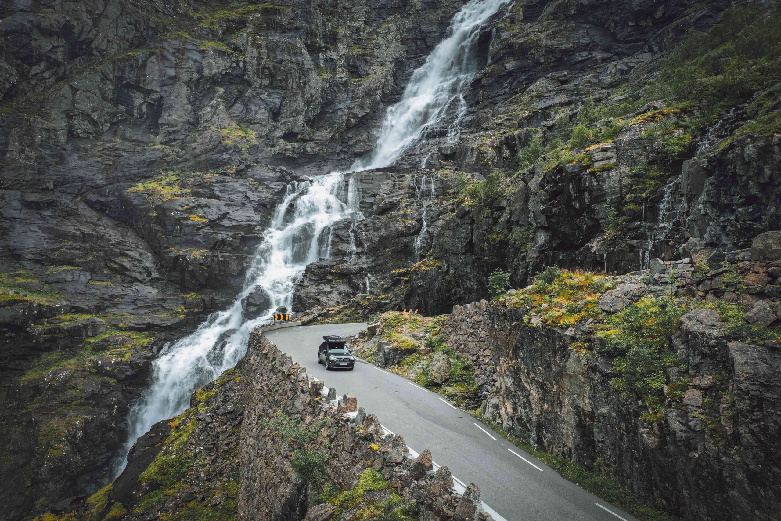 route panoramique cascade norvège