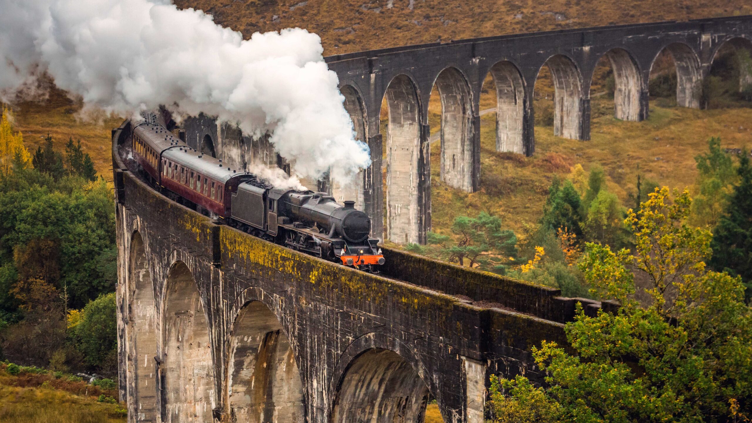 train harry potter automne écosse