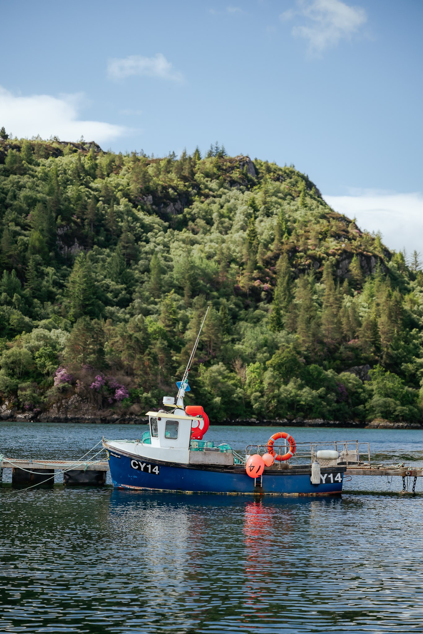 bateau de pêcheurs écosse