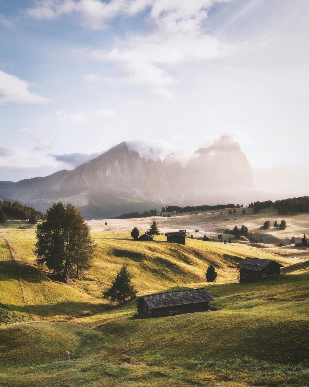 Alpe di Siusi Dolomites Italie