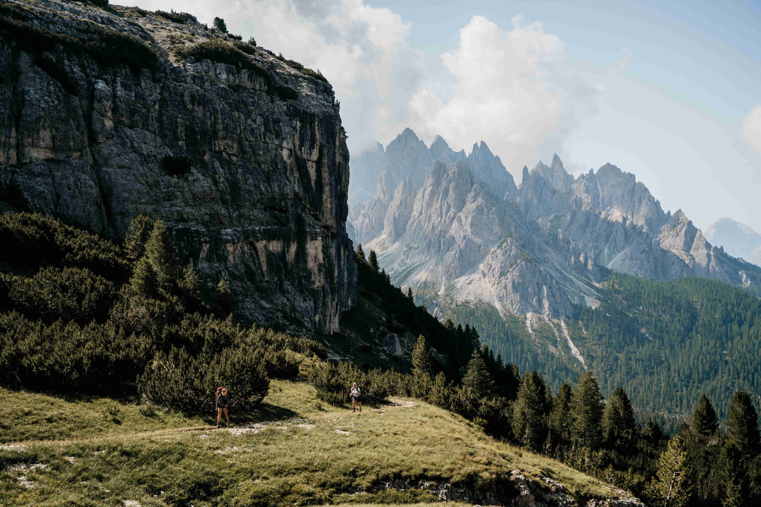 paysage randonée lago di sorapis dolomites italie