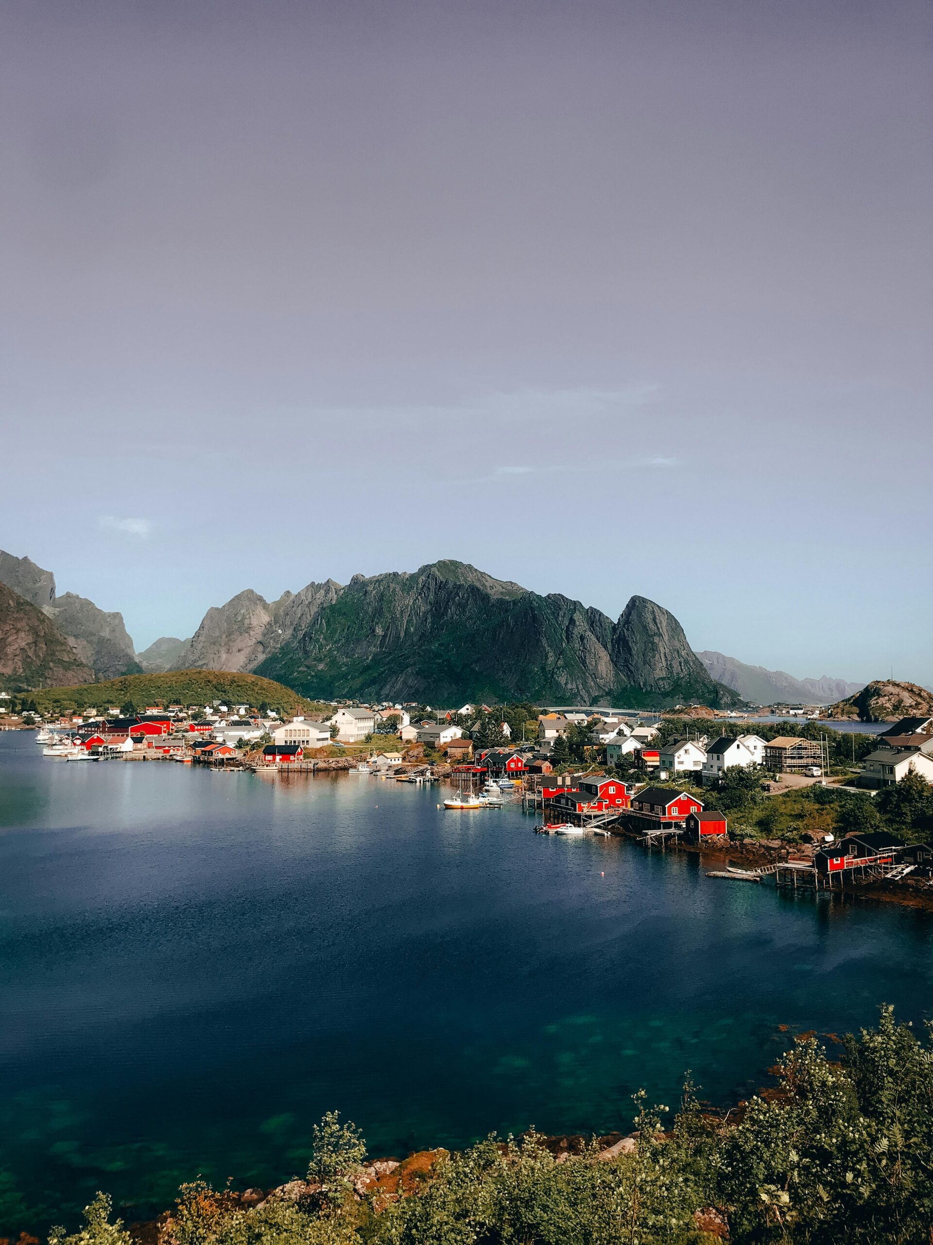 ville Reine Lofoten Norvège