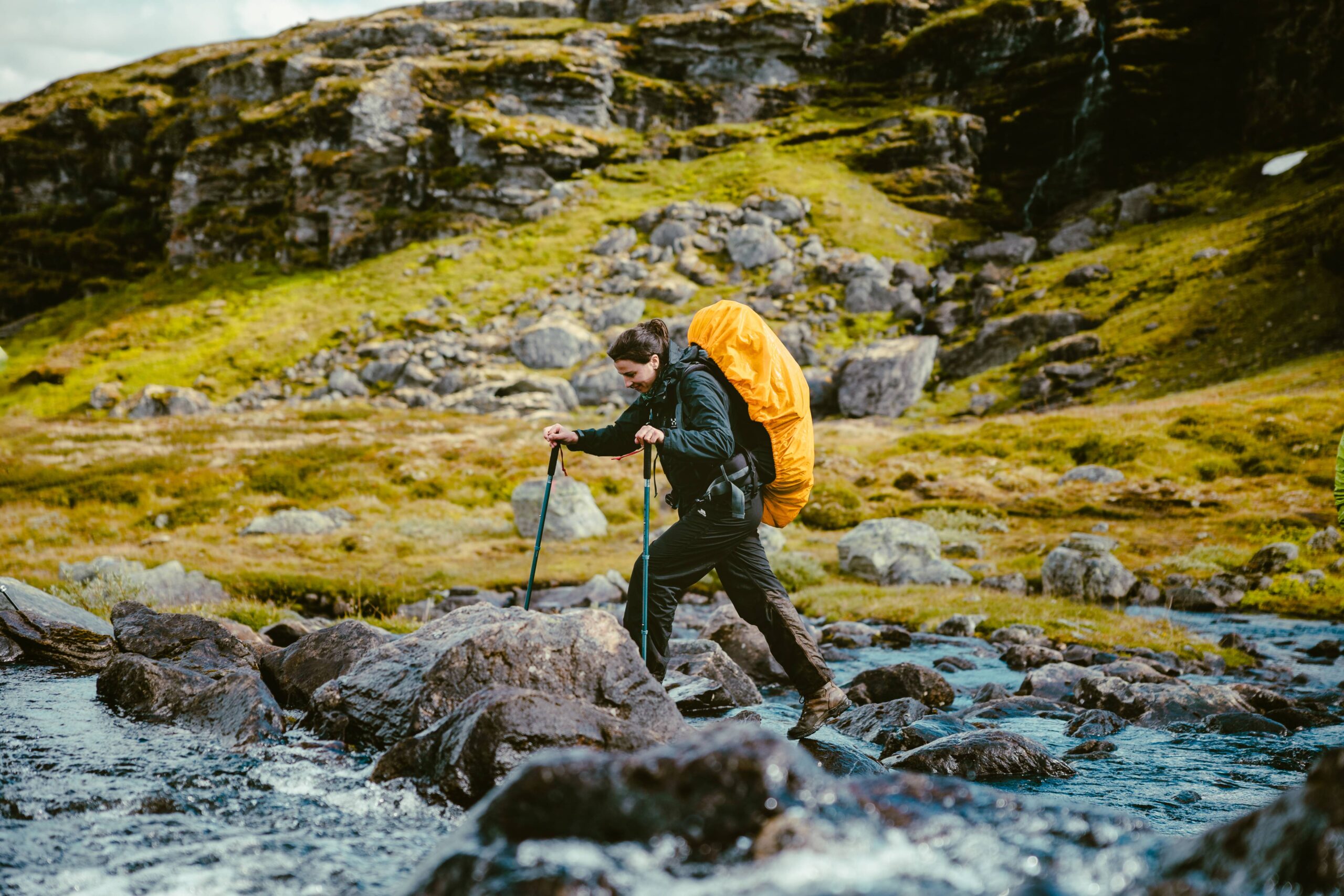 randonneuse plateau Hardangervidda Norvège