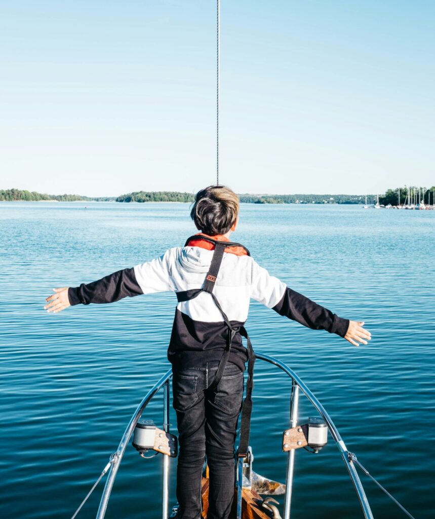 enfant bateau archipel stockholm suède